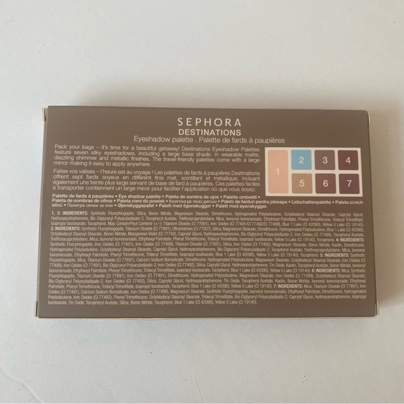 Sephora Destinations Eyeshadow Palette New - Picture 2 of 4